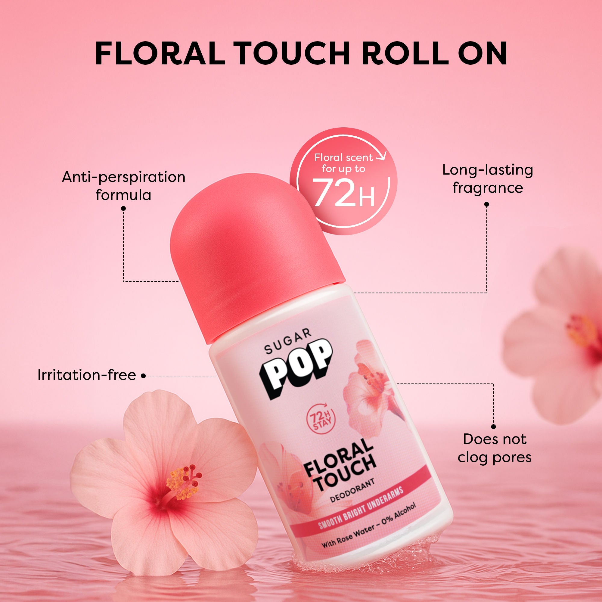 Floral Touch Roll On Deodorant