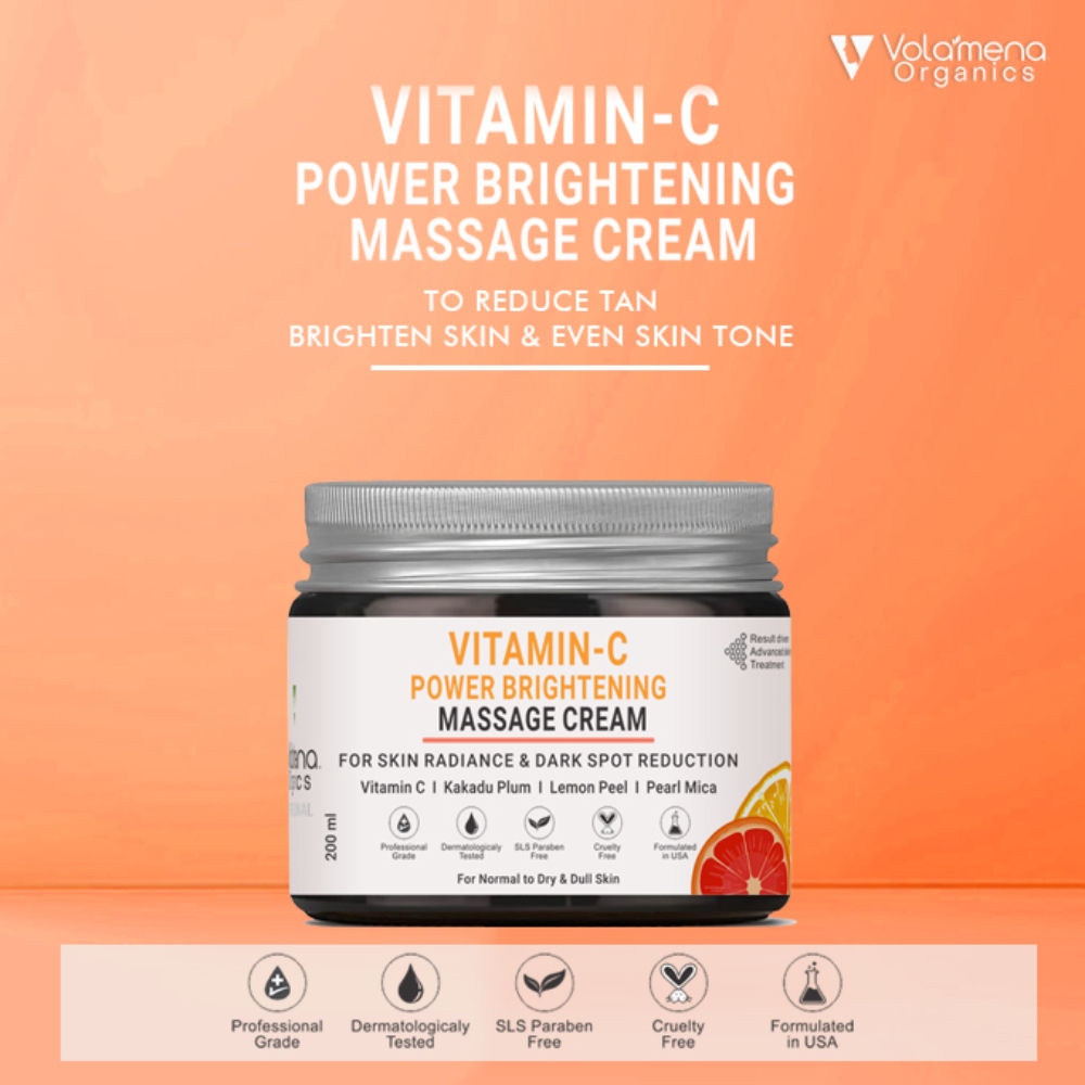 Organics Vitamin C Power Brightening Massage Cream