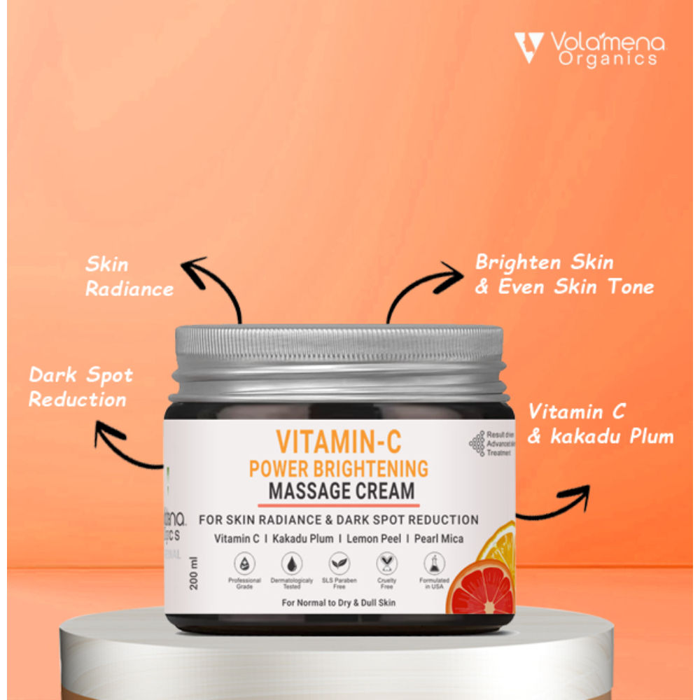 Organics Vitamin C Power Brightening Massage Cream