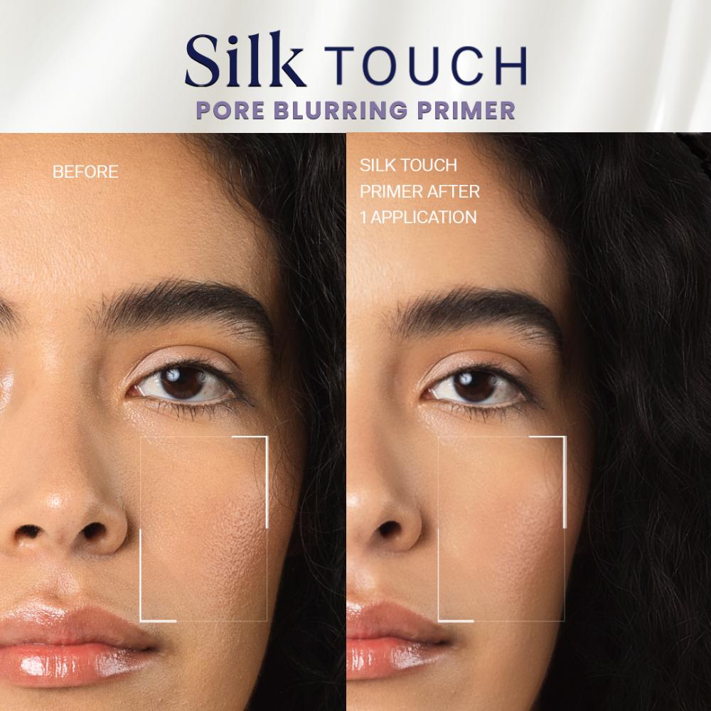 Silk Touch 3-In-1 Moisturizer Primer And Sun Care Dermatologically Tested And Minimize Pores