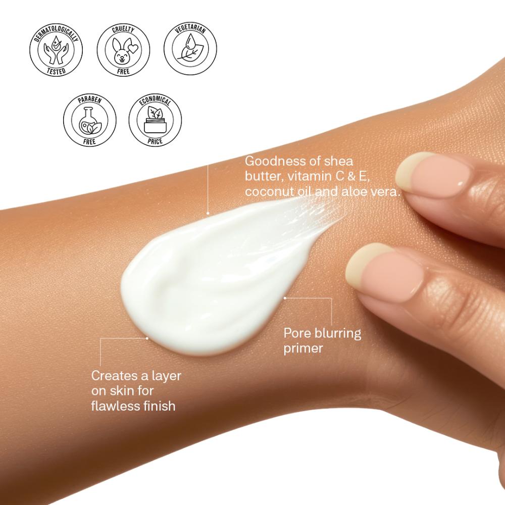 Silk Touch 3-In-1 Moisturizer Primer And Sun Care Dermatologically Tested And Minimize Pores