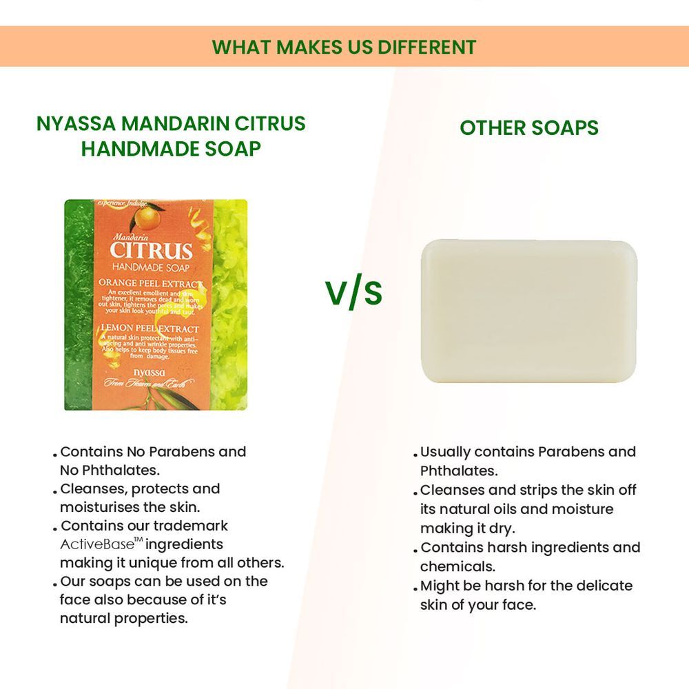 Mandarin Citrus Soap | Orange & Lemon Extracts | Smooth Skin | All Skin Types | 150g