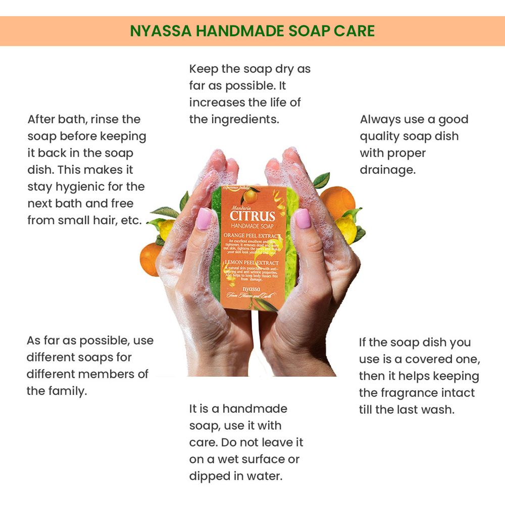 Mandarin Citrus Soap | Orange & Lemon Extracts | Smooth Skin | All Skin Types | 150g