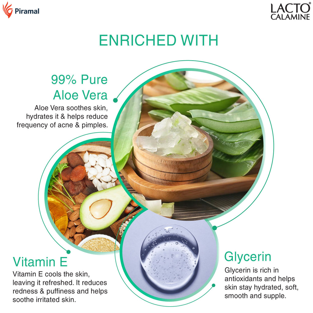 Aloe Vera Gel Face Moisturizer With 99% Pure Natural AloeVera, Vitamin E & Glycerin