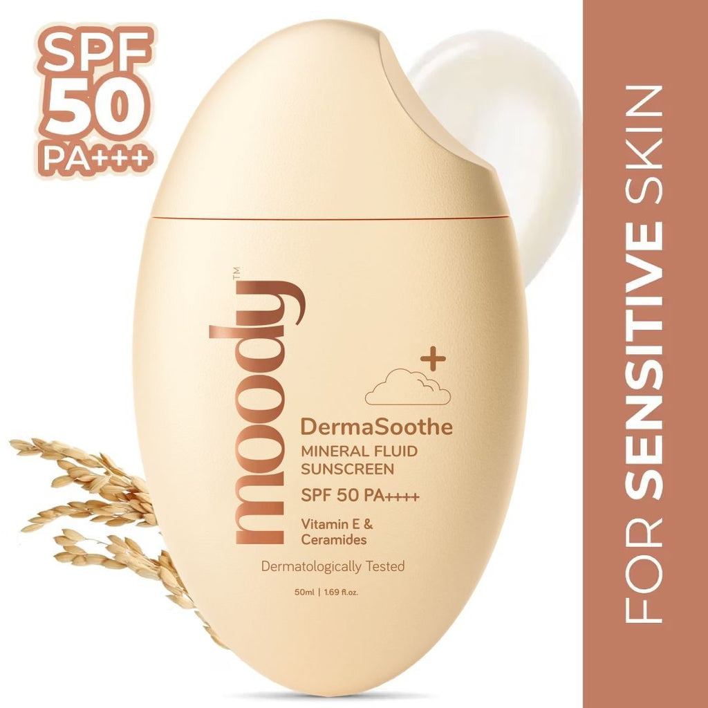 Sensisoothe Mineral Sunscreen SPF 50 PA++++ With Rice Water & Ceramides For Senstive Skin - 50ml