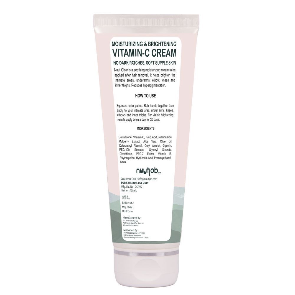 NuutGlow Vitamin C Infused Intimate Moisturizing and Brightening Cream