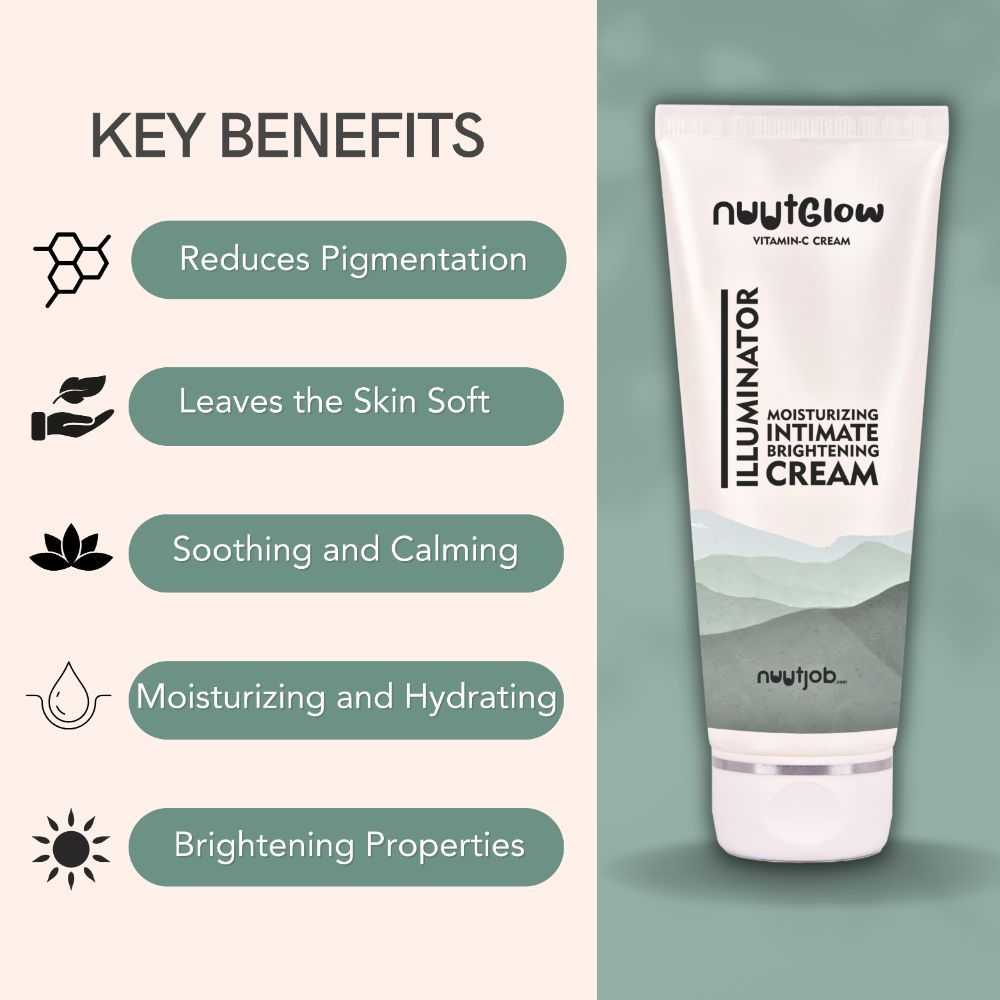 NuutGlow Vitamin C Infused Intimate Moisturizing and Brightening Cream