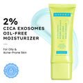 2% Cica Exosome Oil-Free Moisturizer 5% Niacinamide Controls Oil Non-sticky, Light Gel