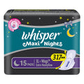 Maxi Nights Xl+ 15s Sanitary Pads for Women(Extra Heavyflow)