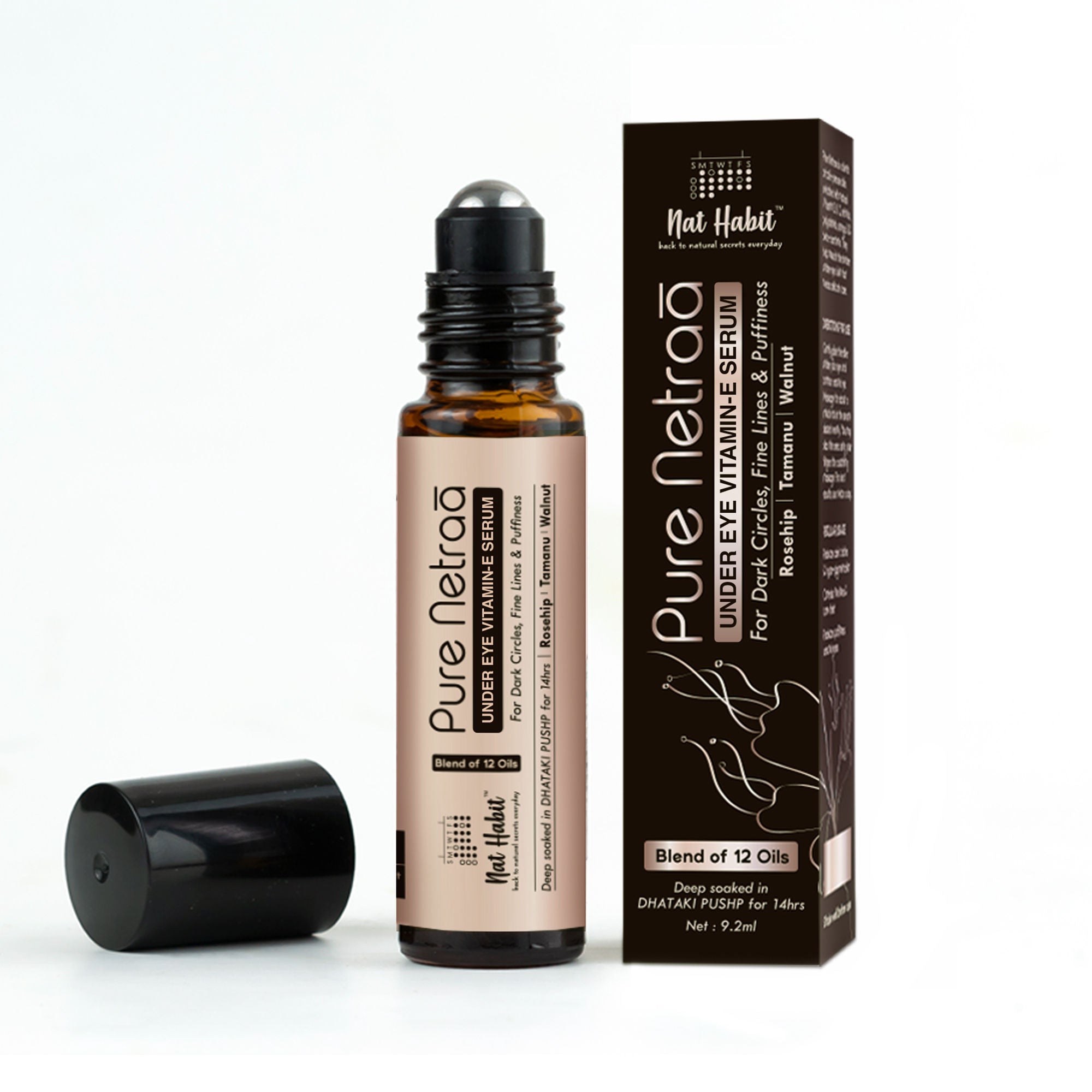 Pure Netraa Under Eye Serum For Dark Circle & Puffiness Reduction With Vitamin C & Retinol