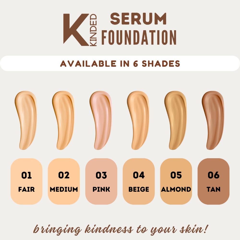 Serum Foundation Makeup With Avocado Oil Vitamin E Goodness