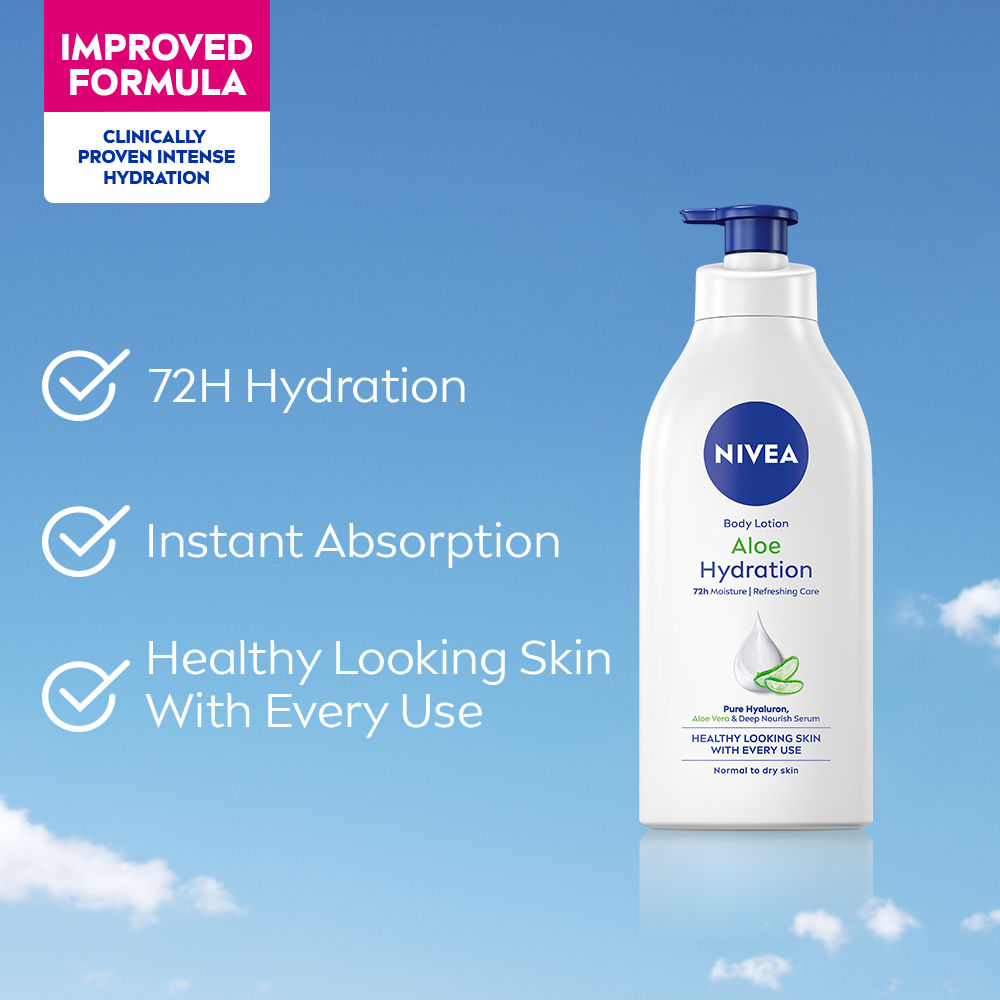 Body Lotion, Aloe Hydration, with Aloe Vera, for Smooth, Hydrated Skin
