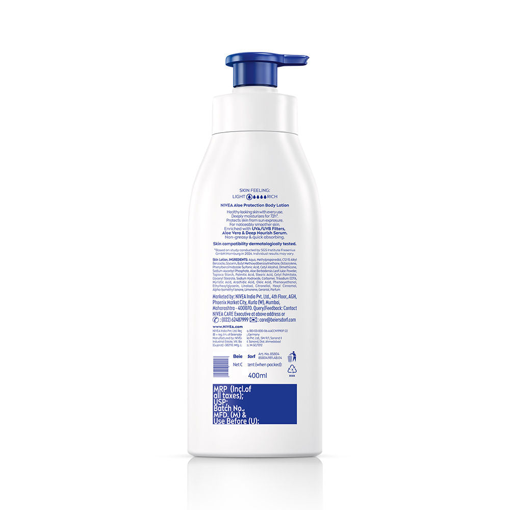 Sunscreen lotion with SPF 15 & ALOEVERA- 5 in 1 COMPLETE CARE for 48H Moisturization