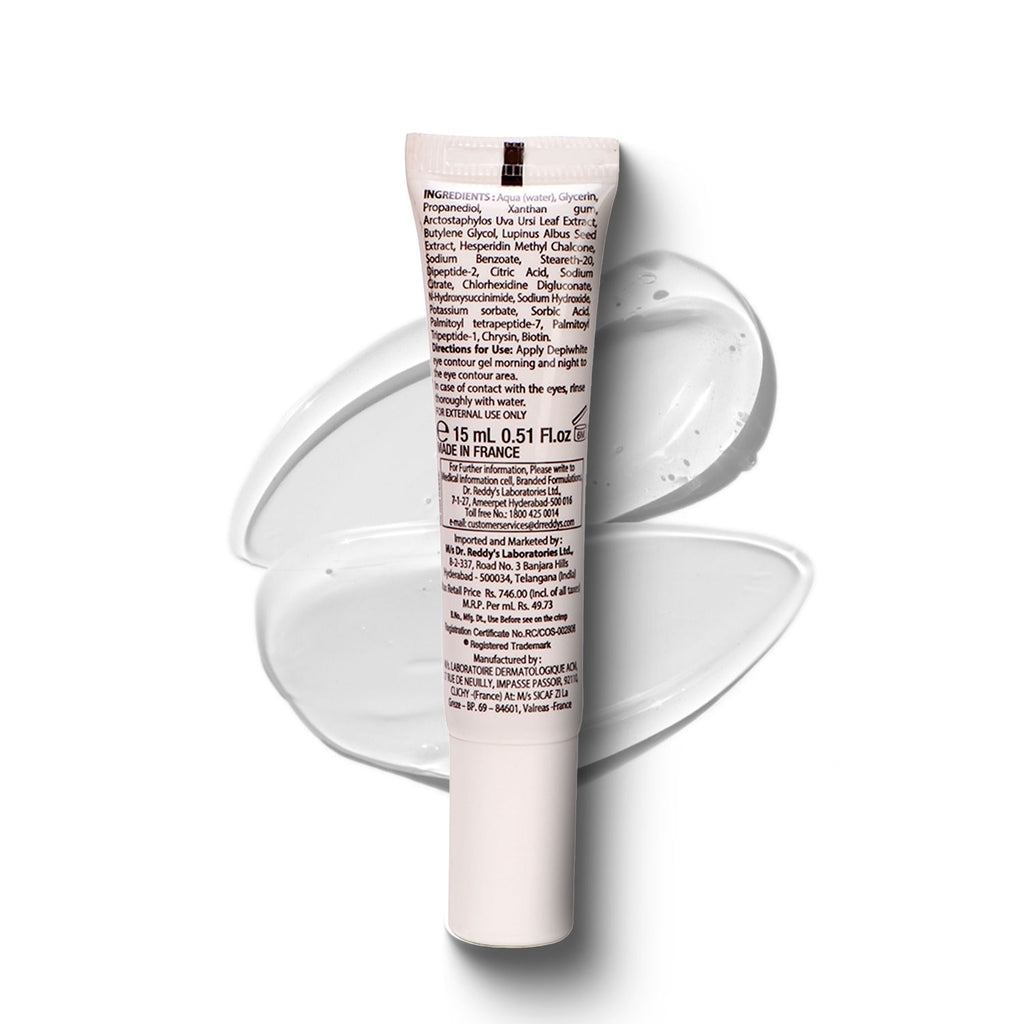 Dr. Reddy's Depiwhite Eye Contour Gel, De-puffing and brightening