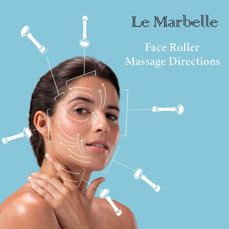 Jade Roller Face Massager Face Roller For Face, Neck Glow & Skin Brightening