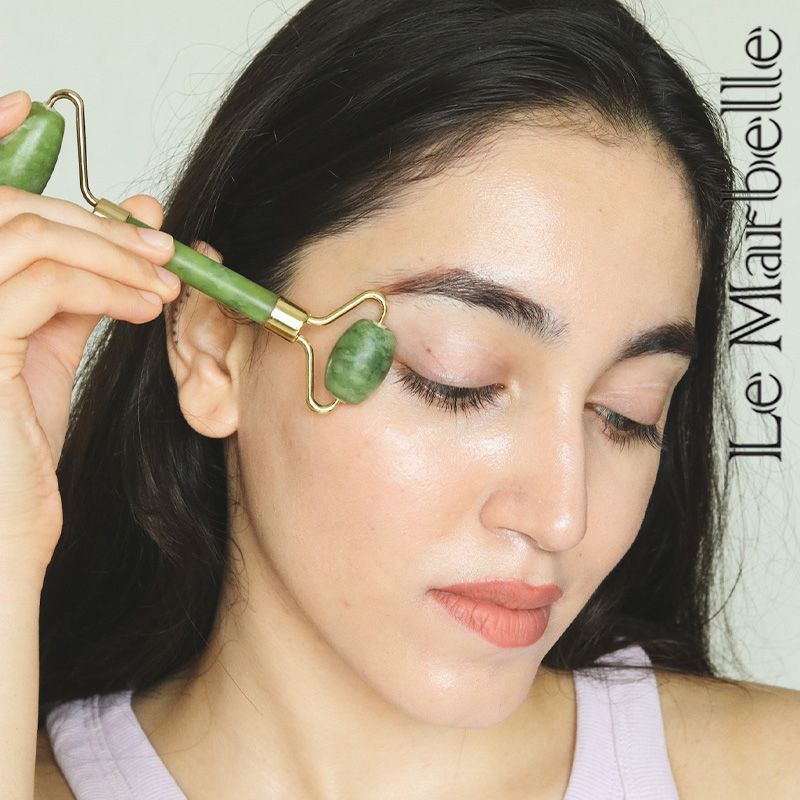 Jade Roller Face Massager Face Roller For Face, Neck Glow & Skin Brightening