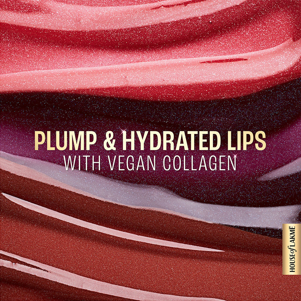 Glitterati Lip Glaze, High Shine Plumper Lip Gloss Oil with Collagen