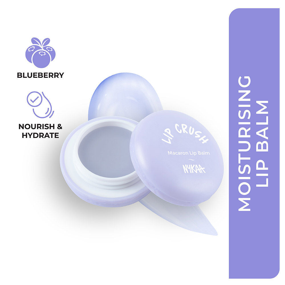 Lip Crush Macaron Lip Balm - Blueberry 01