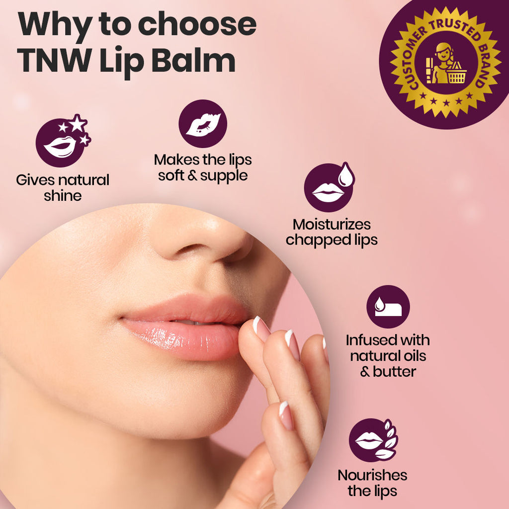 Herbal Beetroot Lip Balm With SPF 15 For Dry & Soft Lips - Non Sticky
