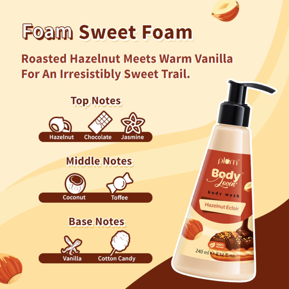 BodyLovin' Hazelnut Eclair Body Wash | 240ml