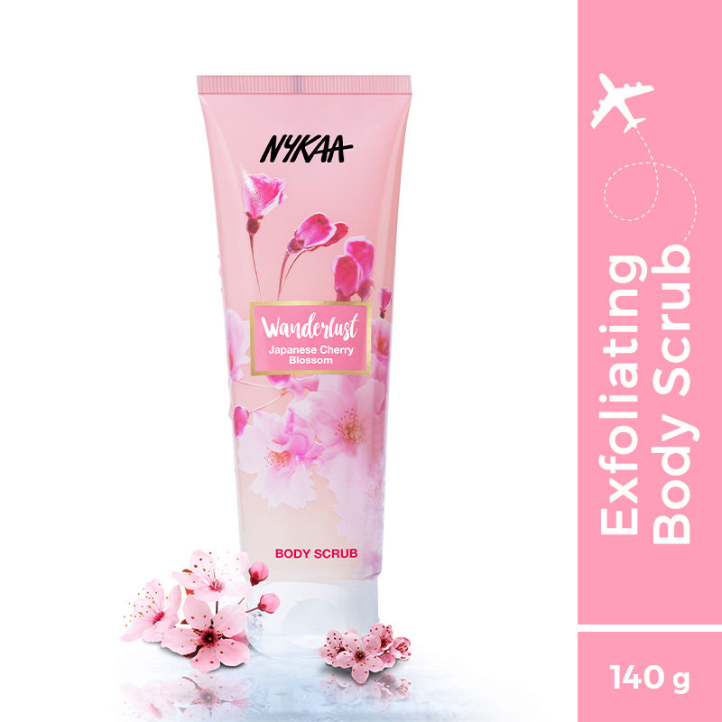 Nykaa Wanderlust Exfoliating Body Scrub - Japanese Cherry Blossom