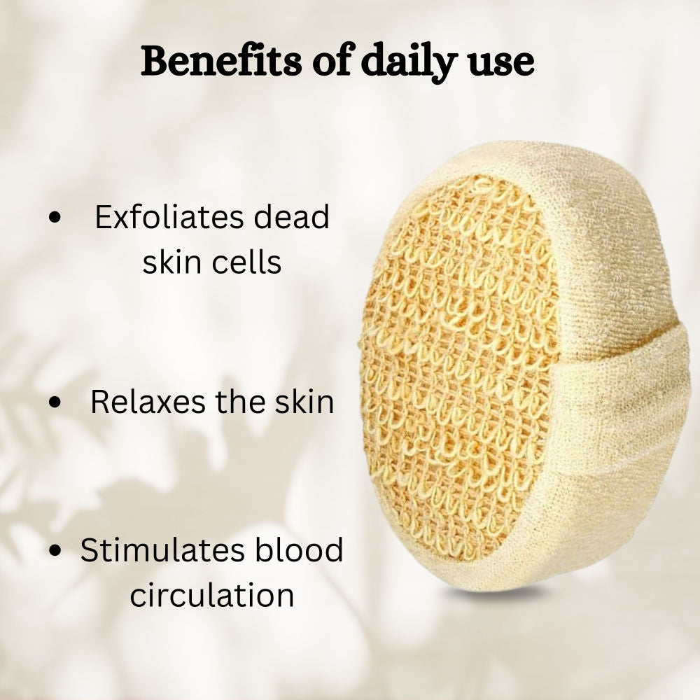 Exfoliating Bath Loofah Pad Gentle Body Scrubber For Men & Women