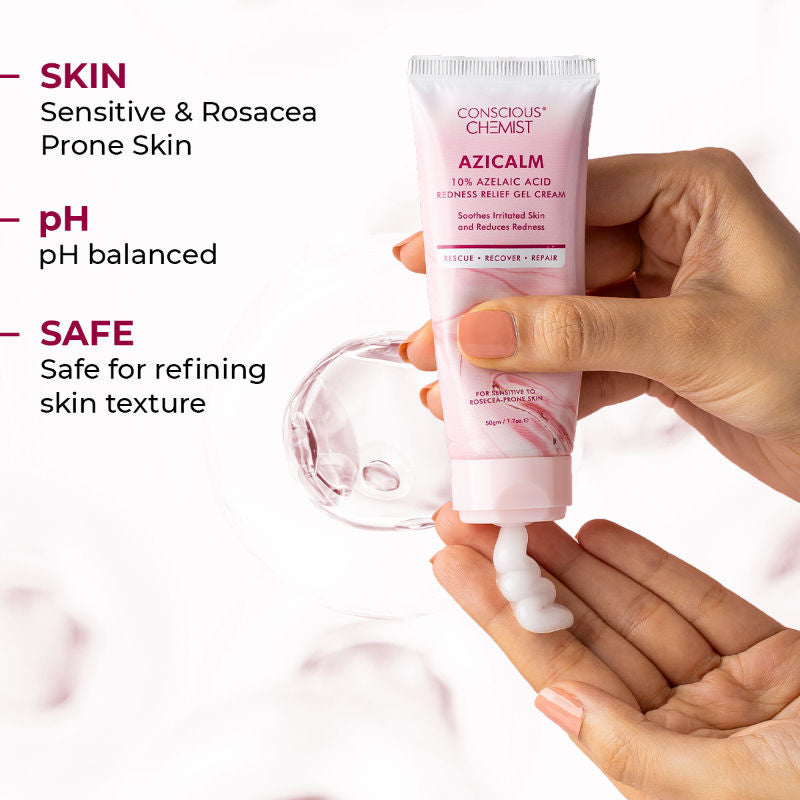 10% Azelaic Acid Gel Cream For Redness Relief & Acne Treatment