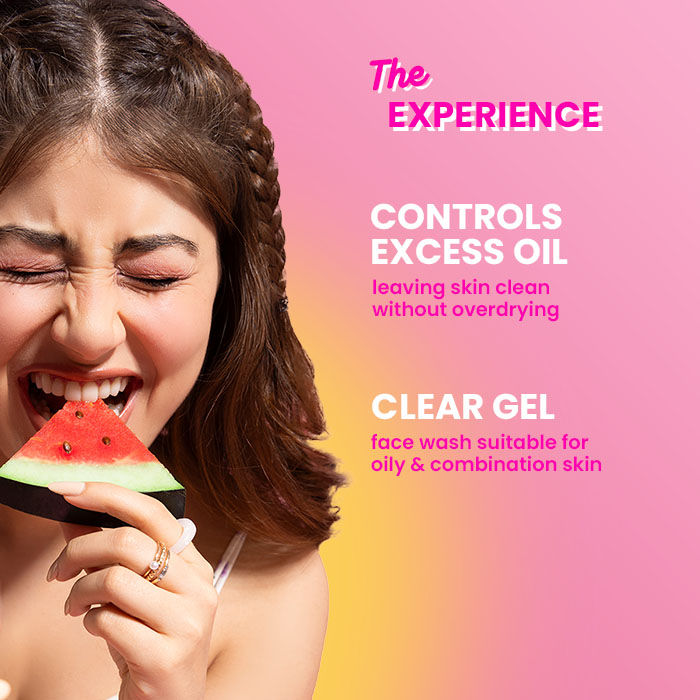 Watermelon & Vitamin C SuperGlow Gel Face Wash For Glowing Skin & Spots Reduction