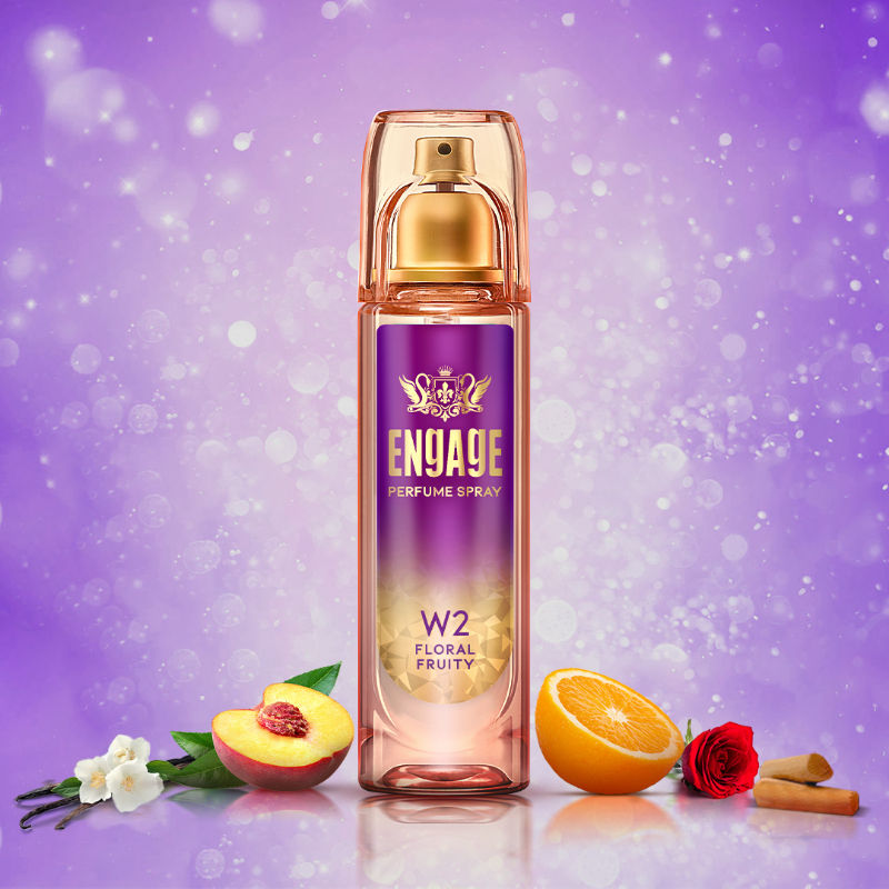 W2 Perfume Spray For Women, Floral & Fruity, Skin Friendly, Long-Lasting
