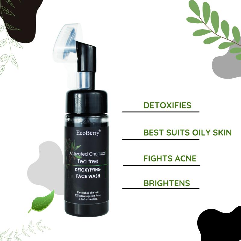 Activated Charcoal Teatree Face Wash