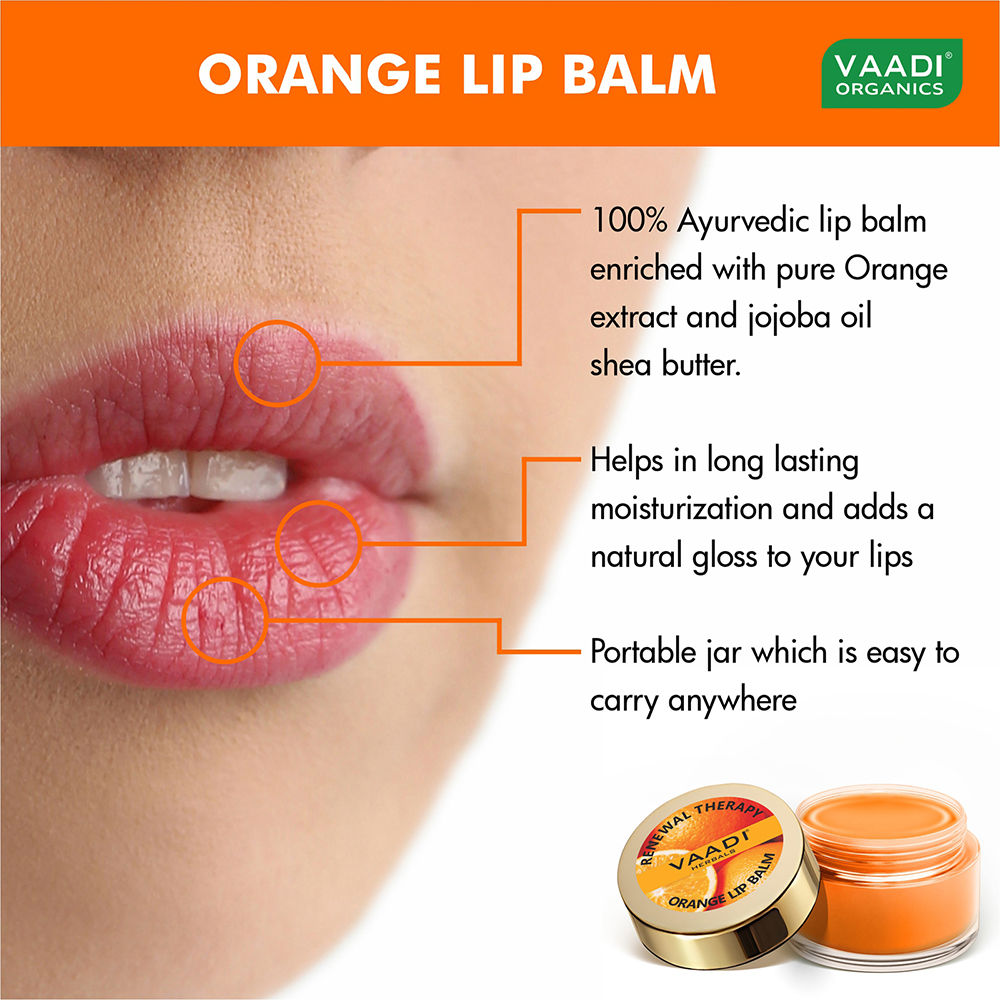 Lip Balm with Orange & Shea Butter
