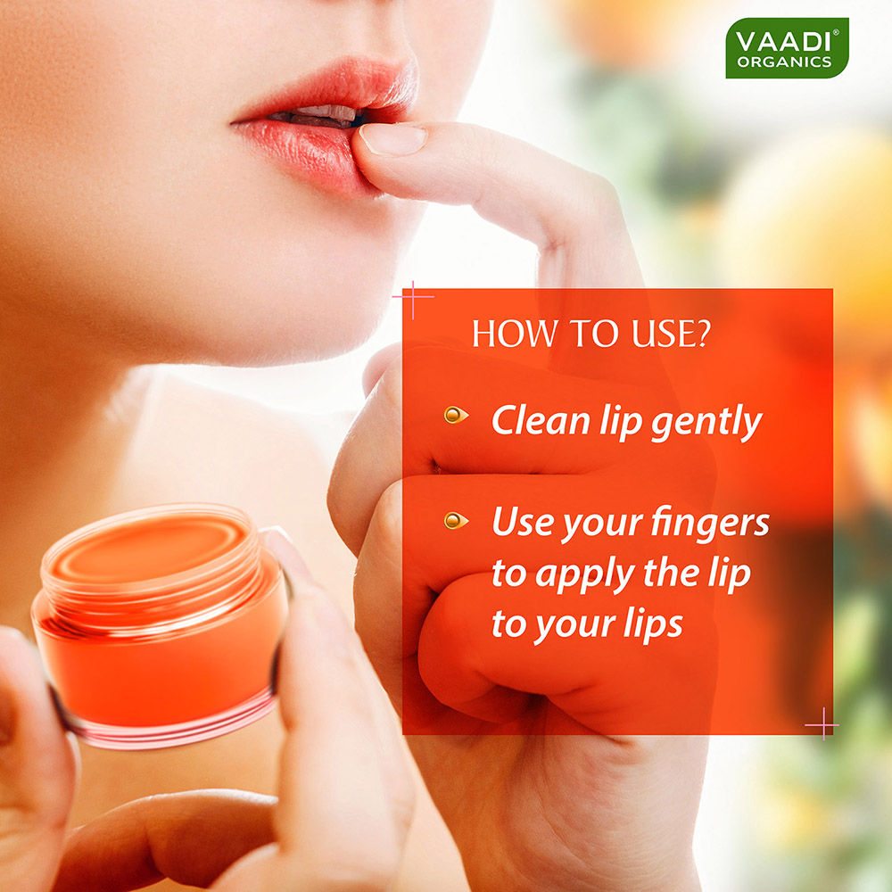 Tinted Saffron Lip Balm with SPF30 for Dry, Chapped & Sun Damaged Lips