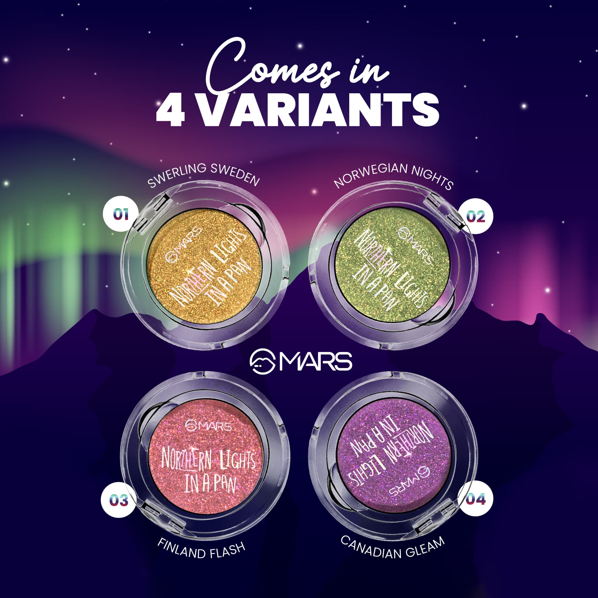 Northern Lights In A Pan Eyeshadow Palette