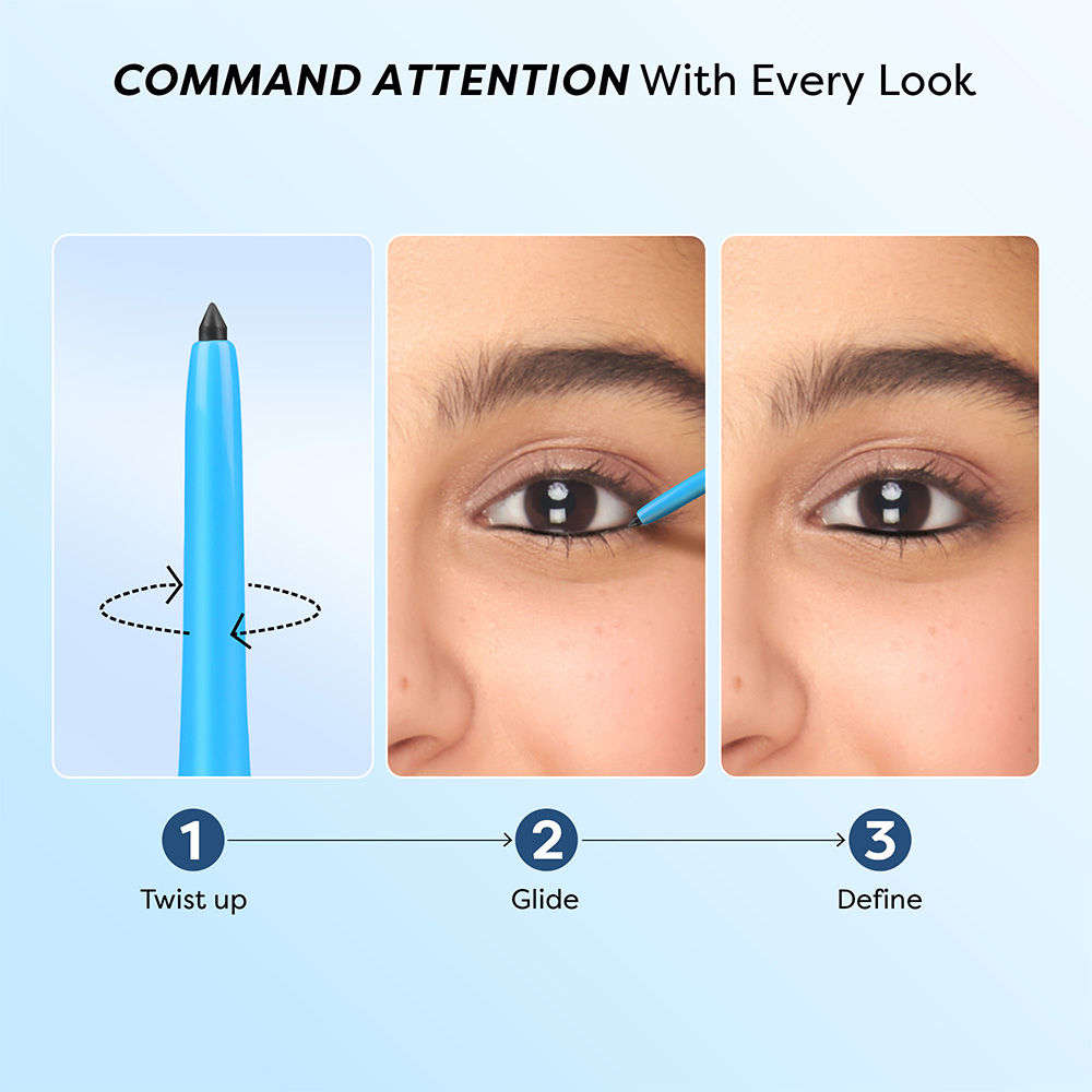 24Hr Longwear Kajal Smudgeproof Intense Matte Finish Vitamin E