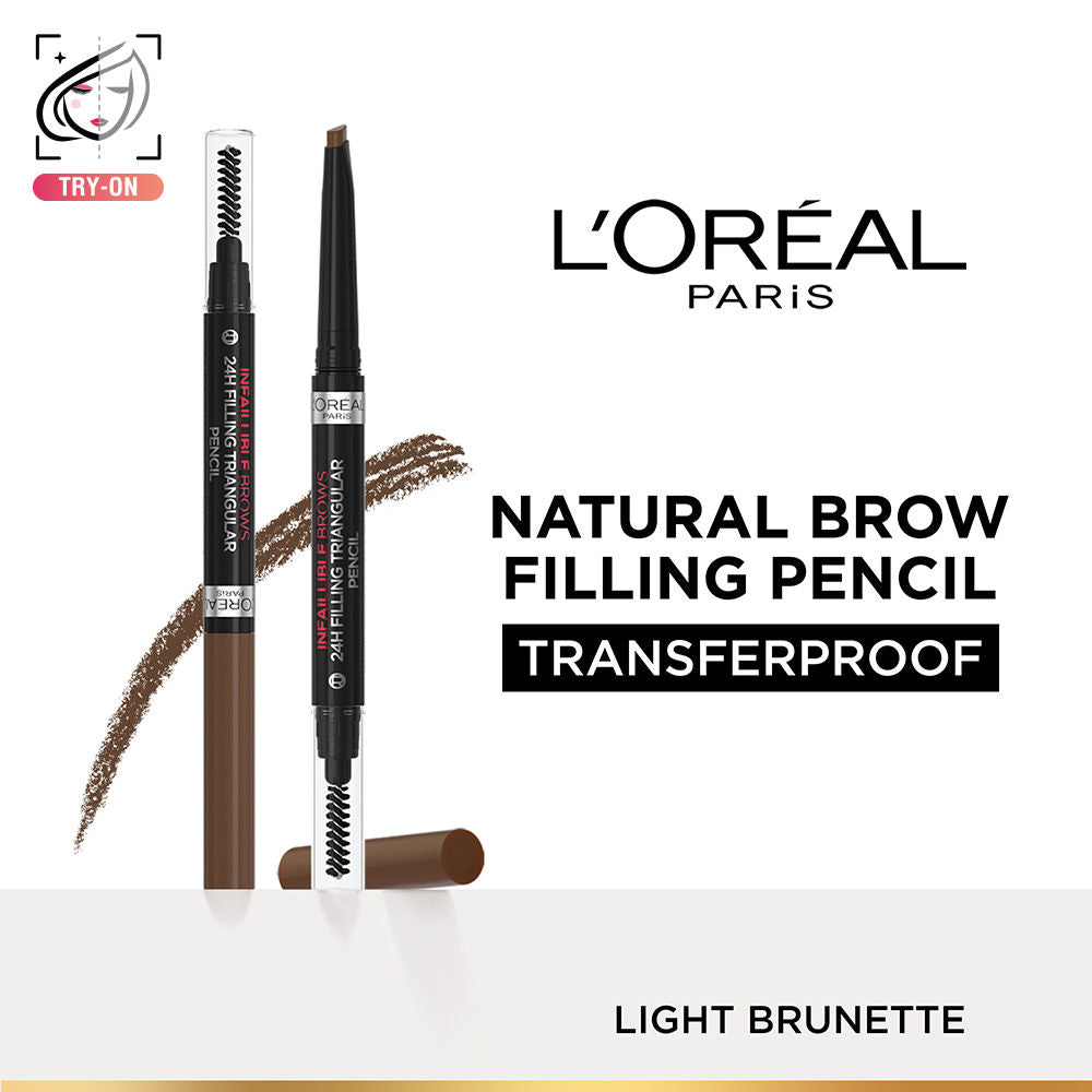 Infallible 24H Brow Filling Triangular Pencil - 5.0 Light Brunette
