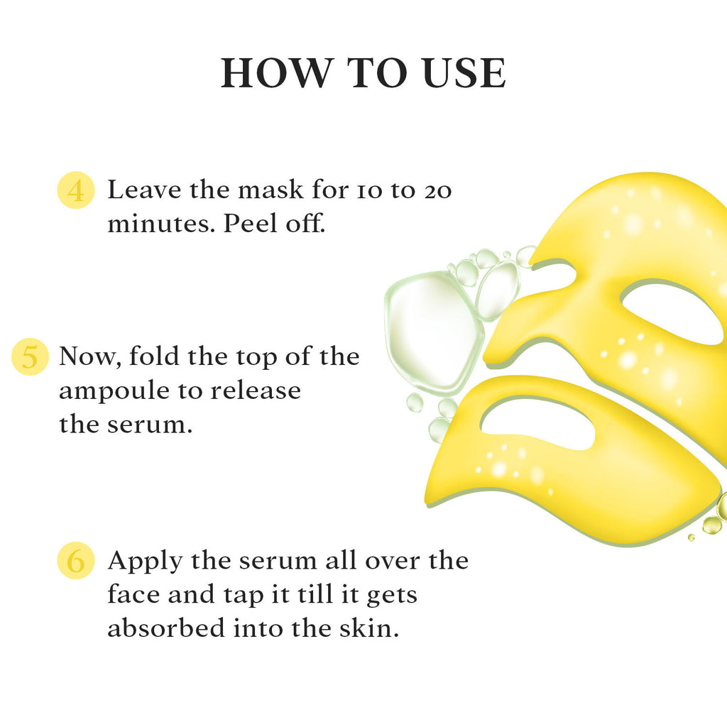 Vitamin C Hydrogel Facial Mask For Radiant & Glowing Skin