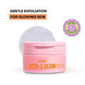 Vita-C Glow Brightening Toner Pads-Glycolic Acid & Vitamin C For Glow & Exfoliation