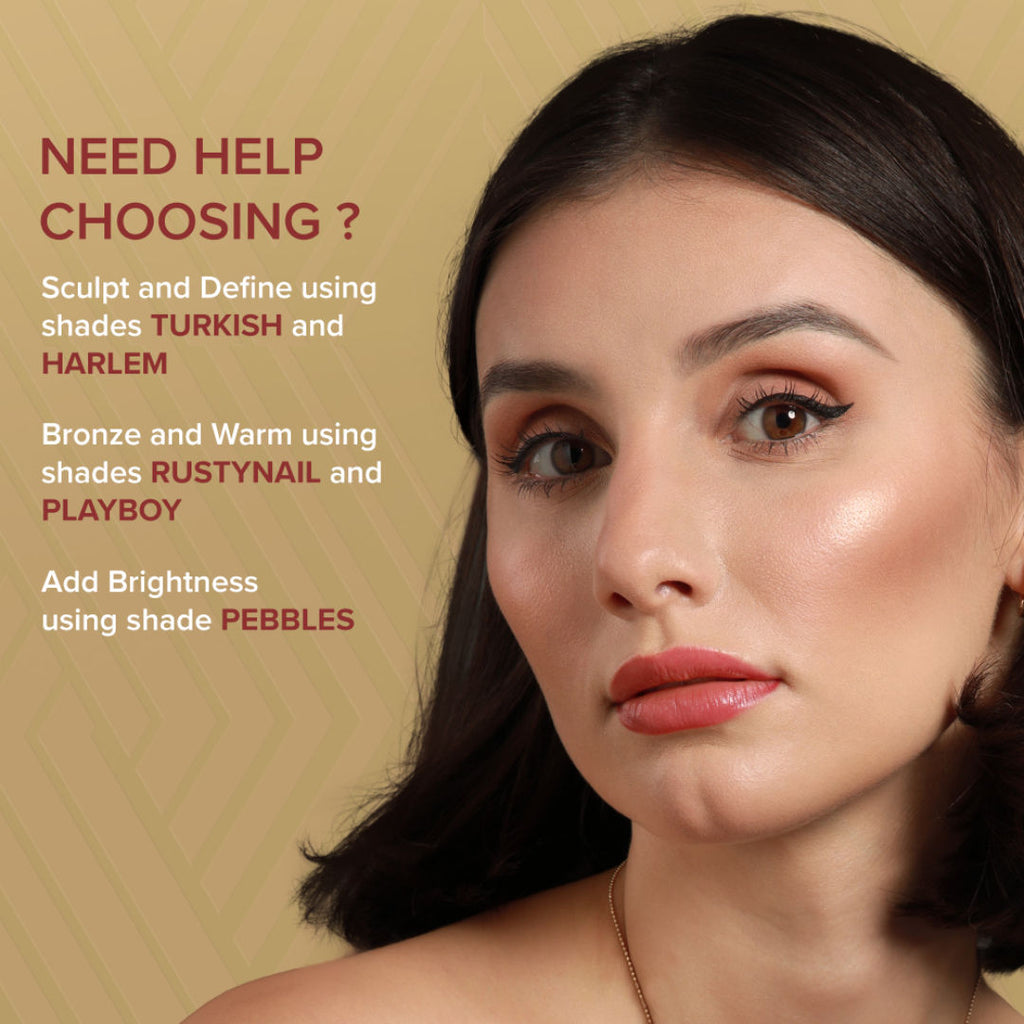 Essential Highlighter & Contour Powder Palette BKS003