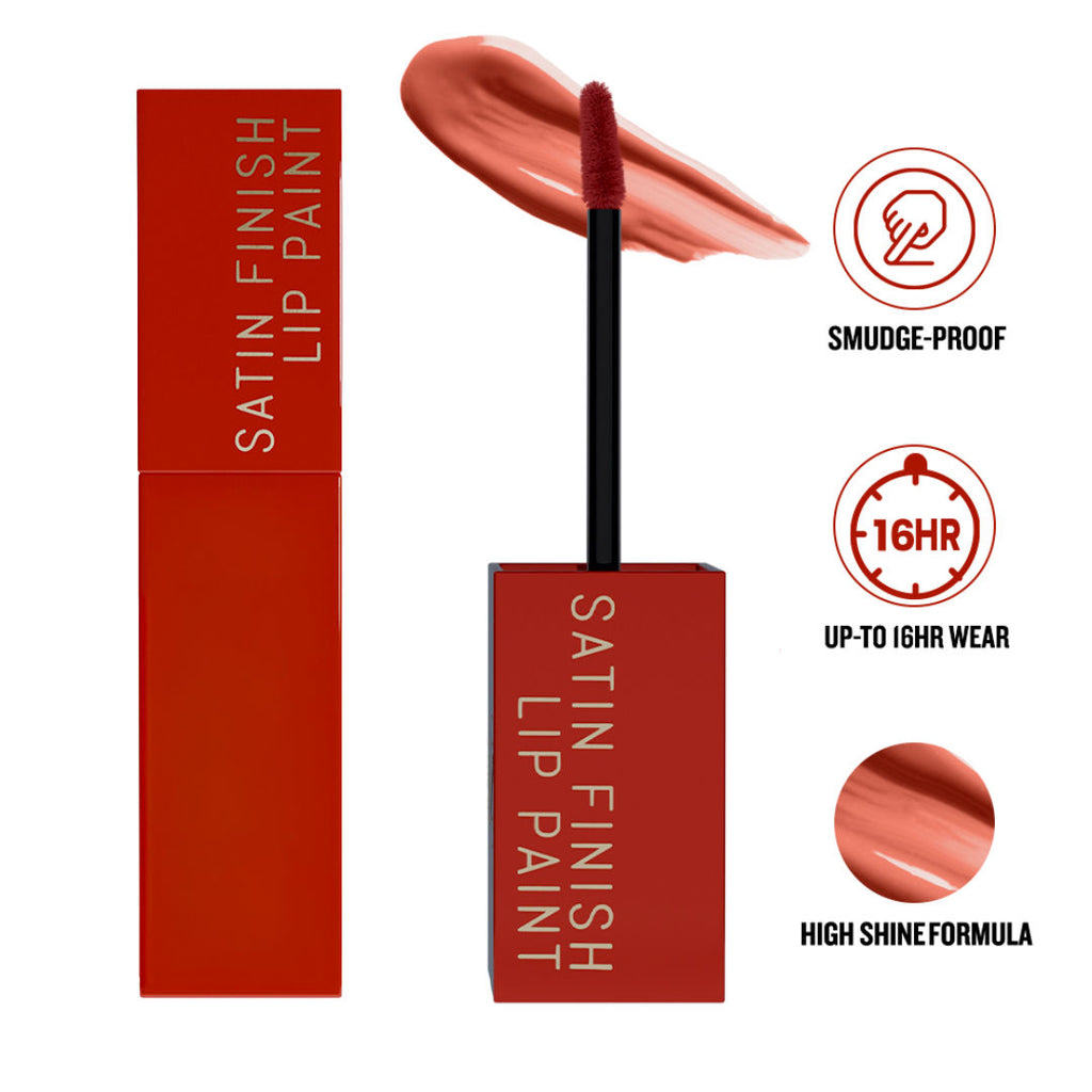 Essential Satin Finish Lip Paint - Peach Theory