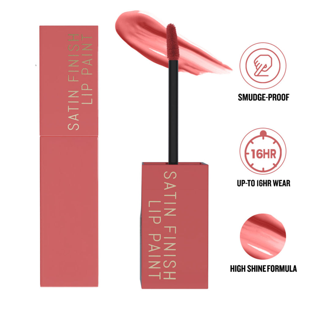 Essential Satin Finish Lip Paint - Runway Red