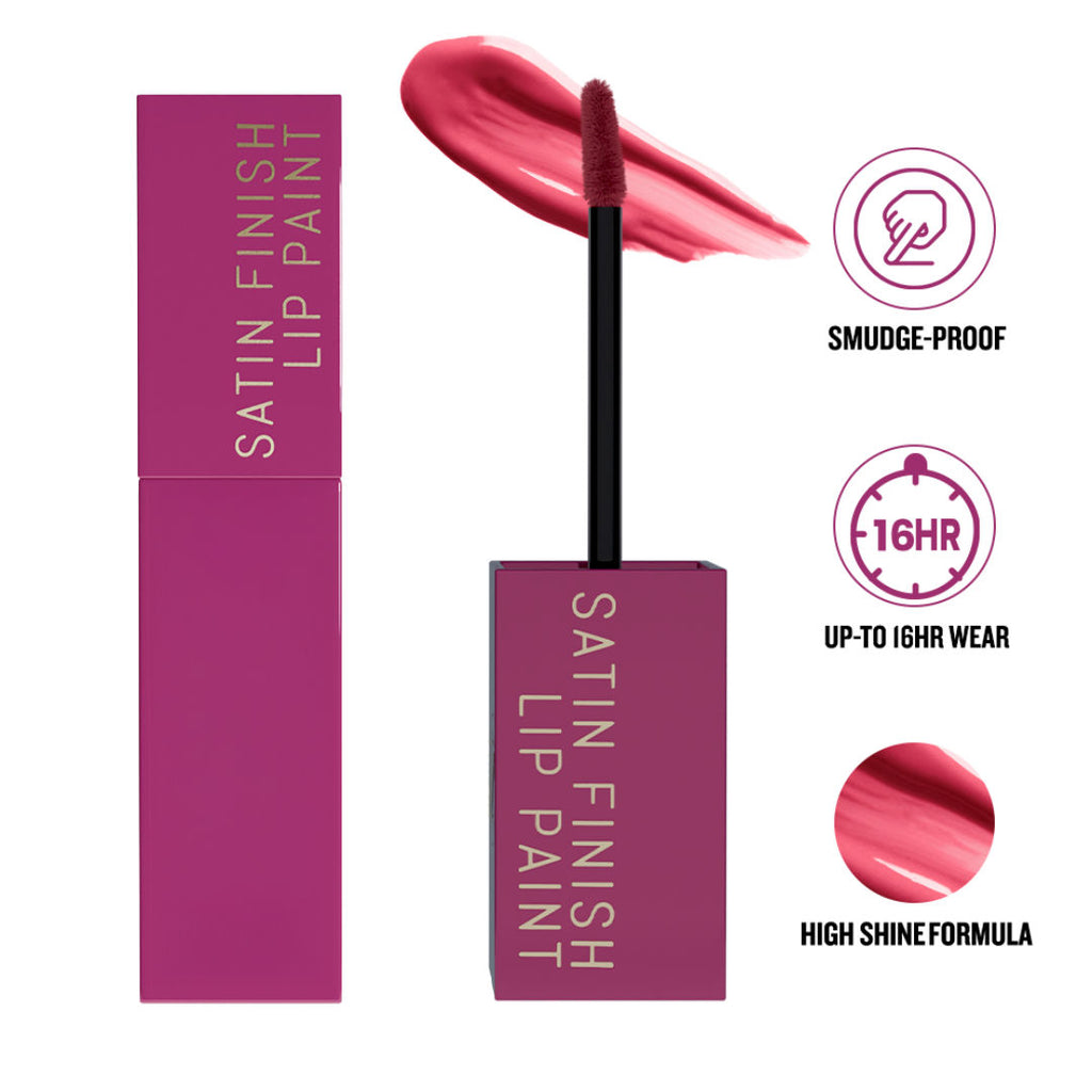Essential Satin Finish Lip Paint - Berry Fix