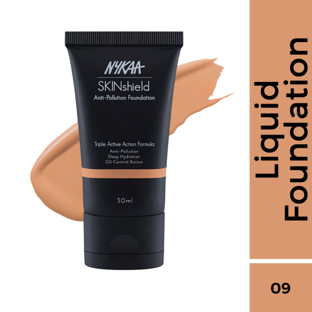 SkinShield Anti-Pollution Matte Foundation - Desert Honey 09