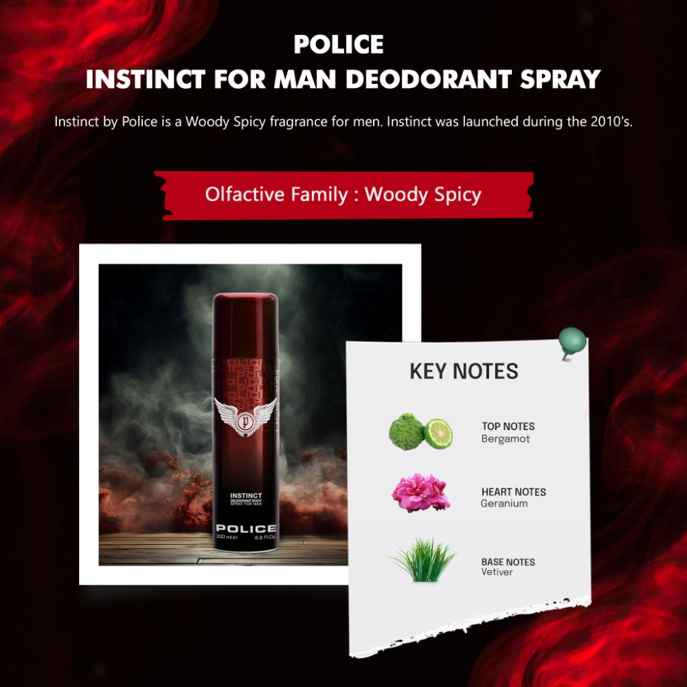 Instinct Deodorant Spray For Him
