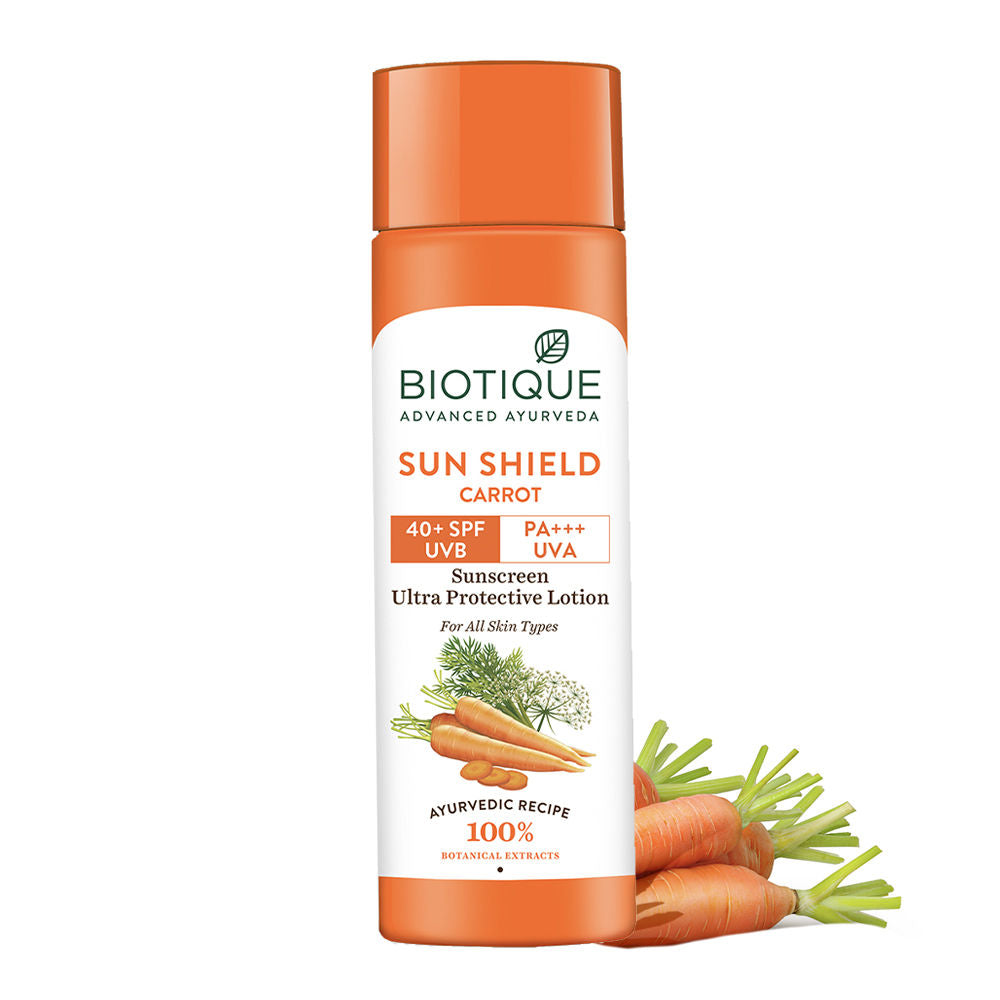 Bio Carrot Ultra Soothing Face Lotion 40+ SPF Sunscreen