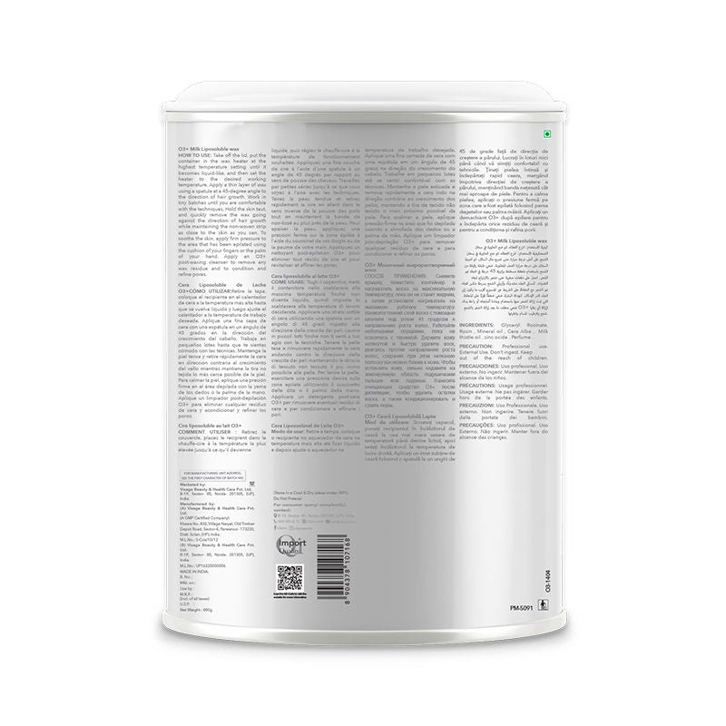 Milk Liposoluble Wax For Dry Skin Body Hair Removal