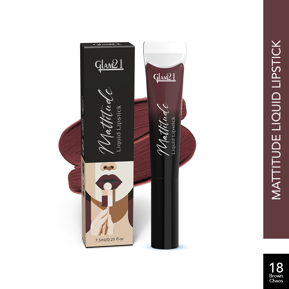 Mattitude Liquid Matte Lipstick - Brown Chaos