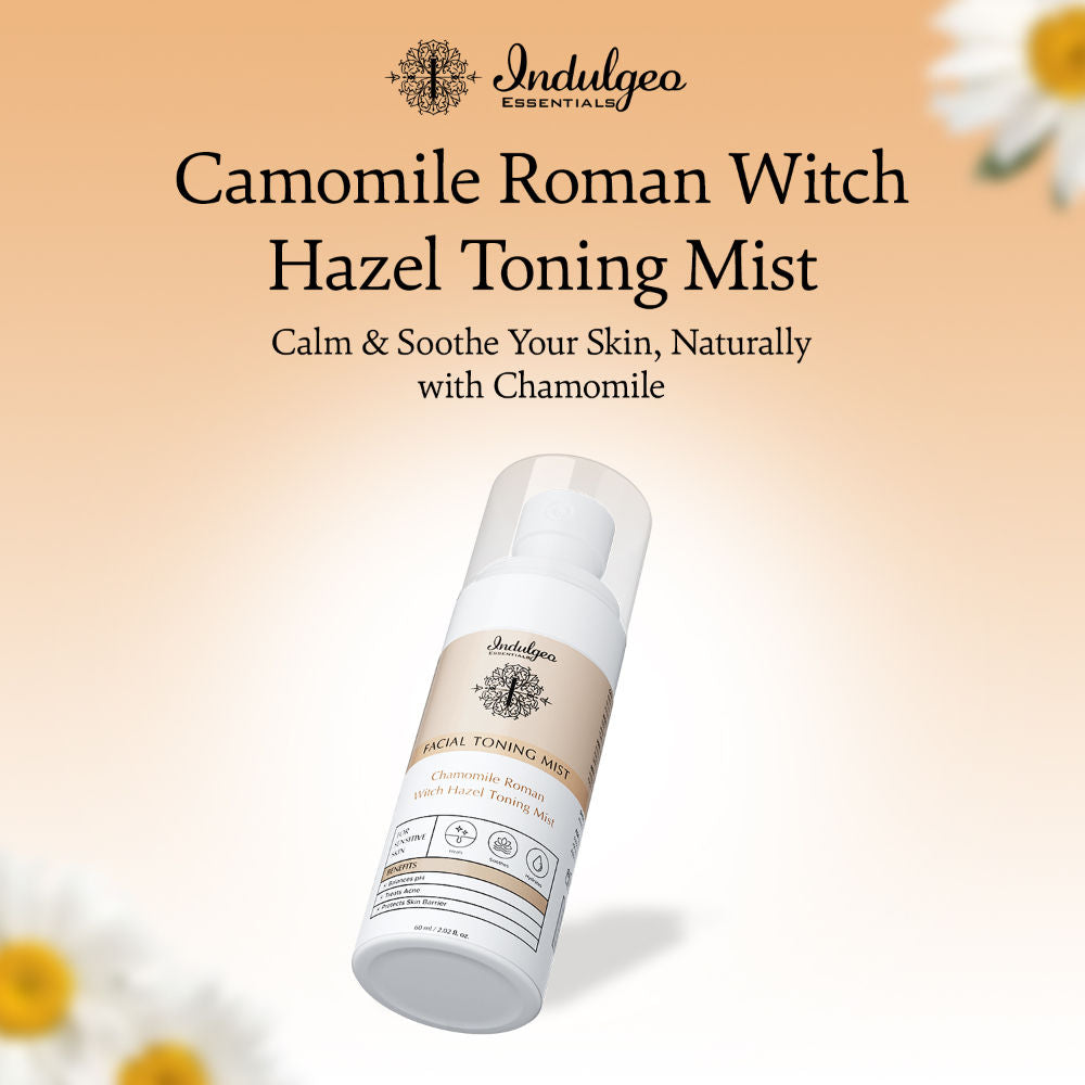 Chamomile Roman Witch Hazel Toning Mist/Toner For Sensitive Skin
