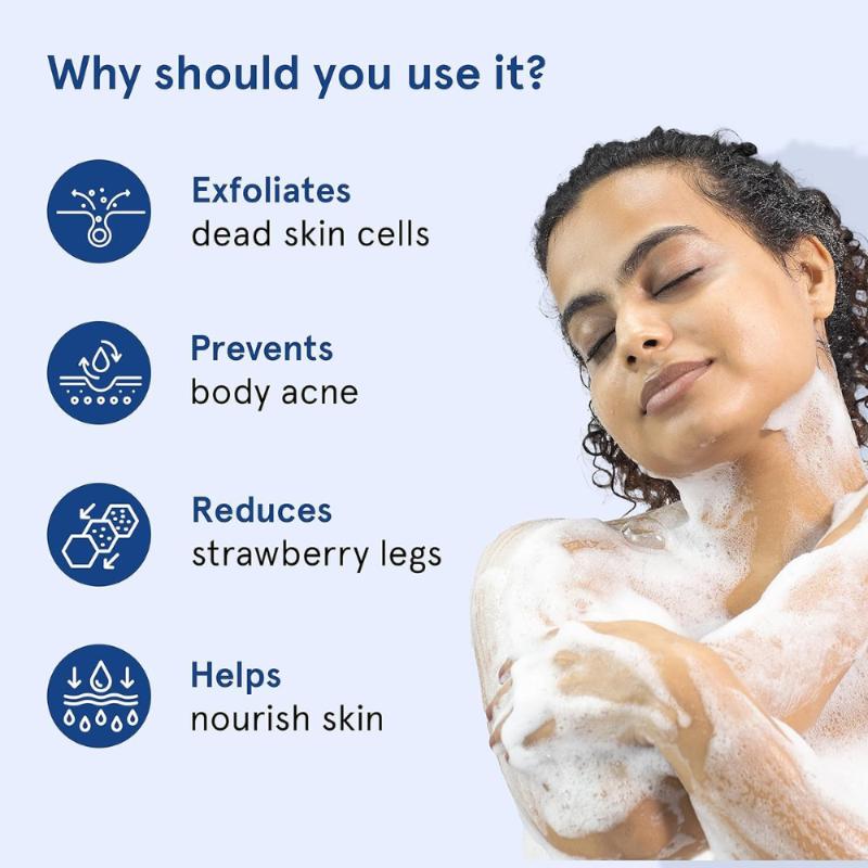 1% Salicylic Acid Body Wash + 10% Niacinamide Body Lotion - Helps Improve Skin Texture