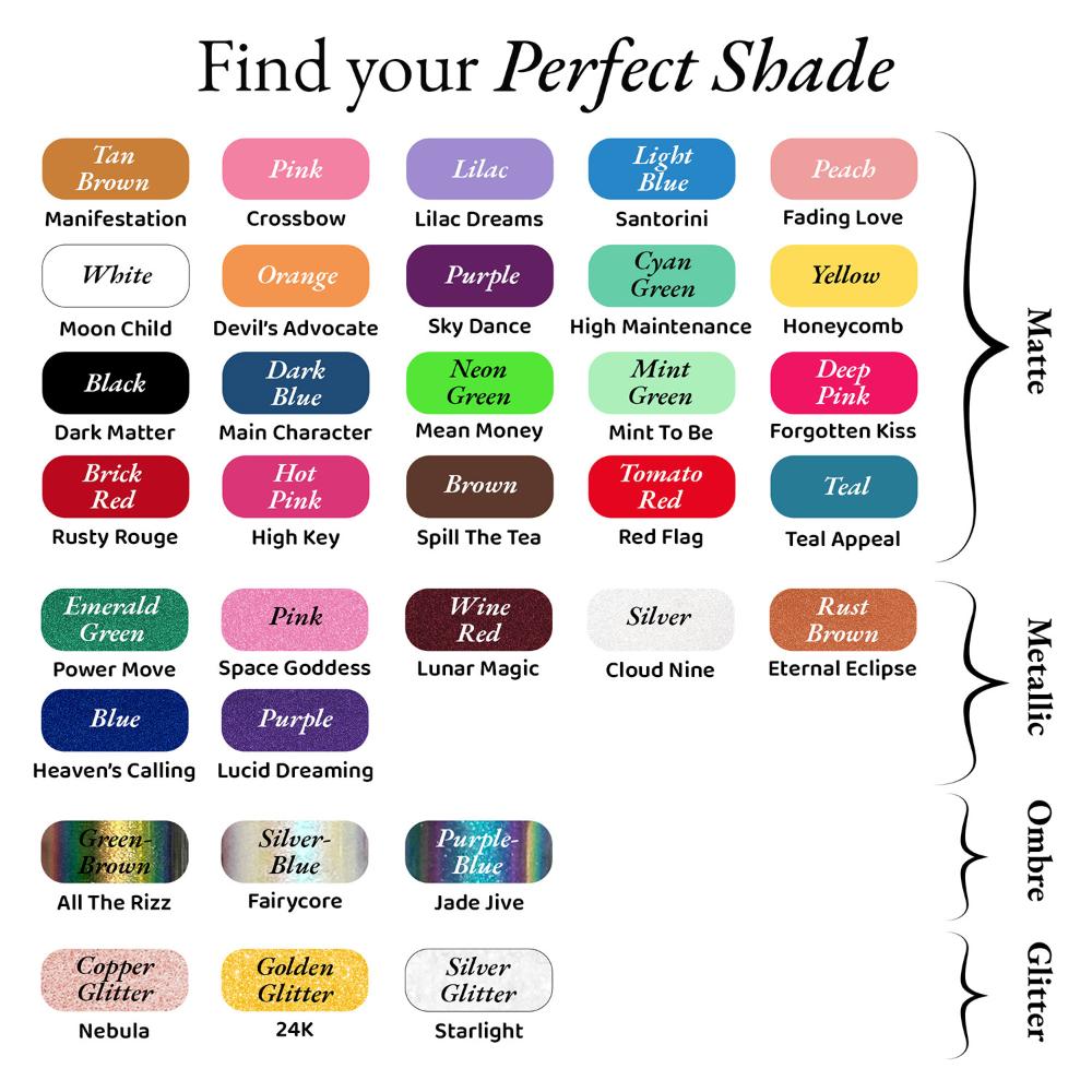 Matte Pop Coloured Eyeliner