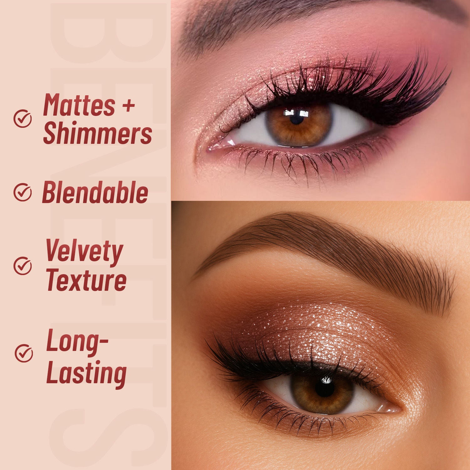 Awaken Eyeshadow Palette , Matte + Shimmer Finish , Long-Lasting